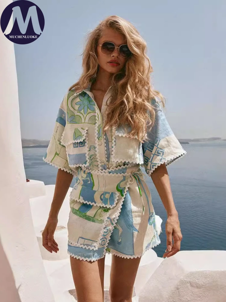 Ladies Summer Two-Piece Set Ca - огляд і ціна Men'S Fashion Line