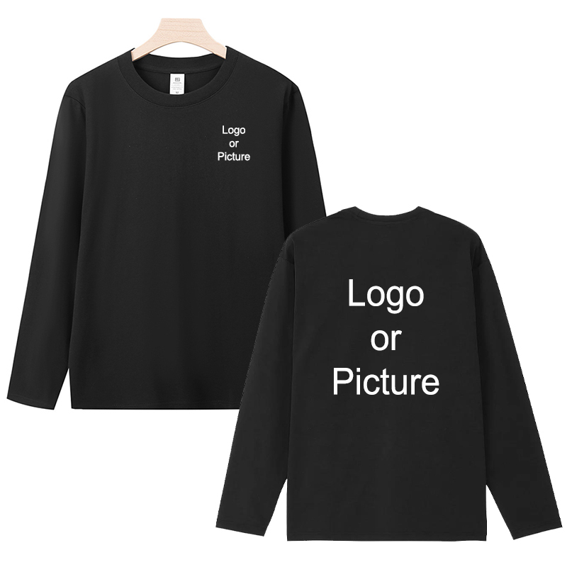 Customized Cotton Long Sleeve  - огляд і ціна Men'S Tops Fashion