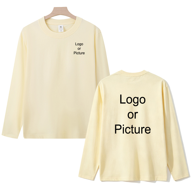 Customized Cotton Long Sleeve  - огляд і ціна Men'S Tops Fashion