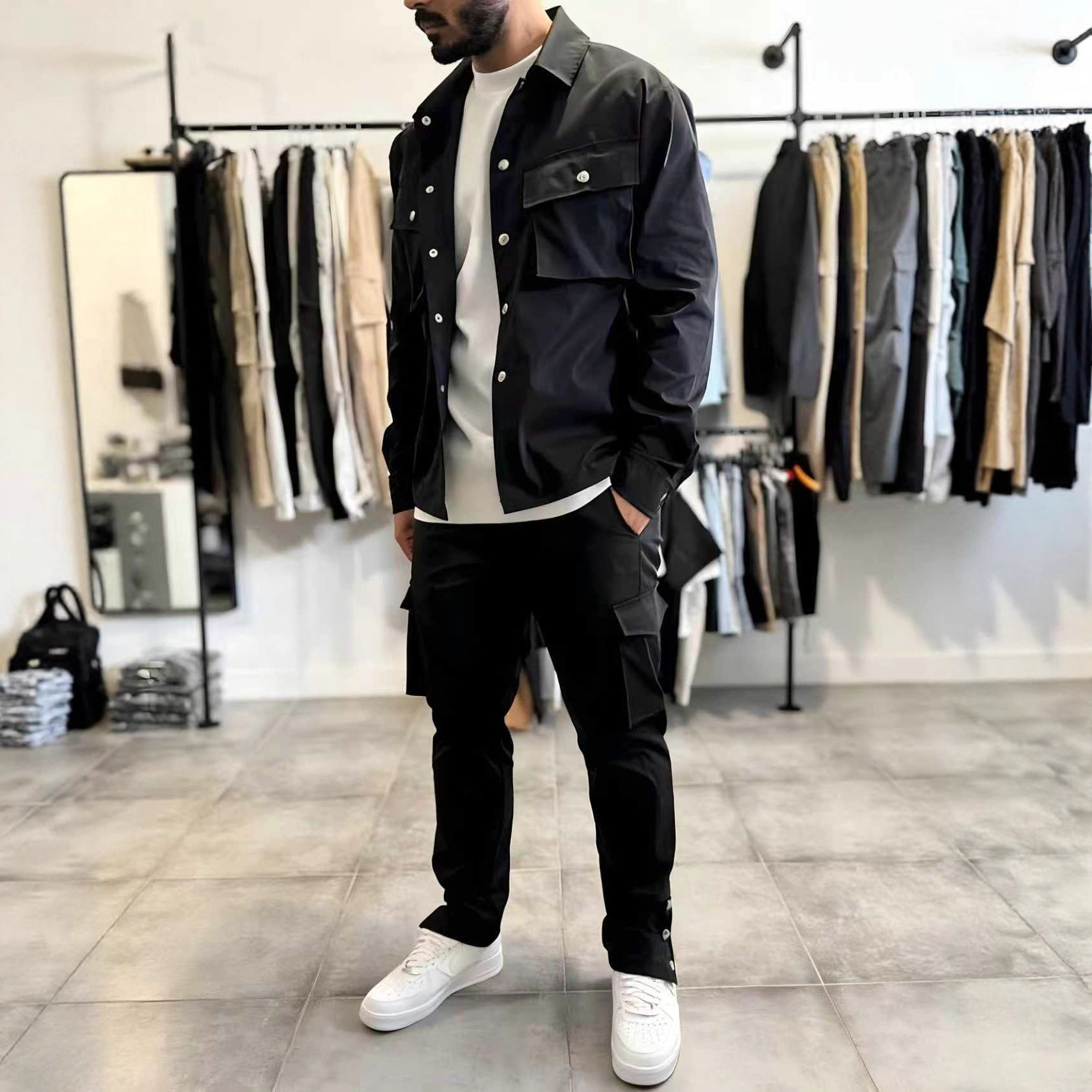 Fashion Men's Casual Tooling M - огляд і ціна Jacket Mens Fashion
