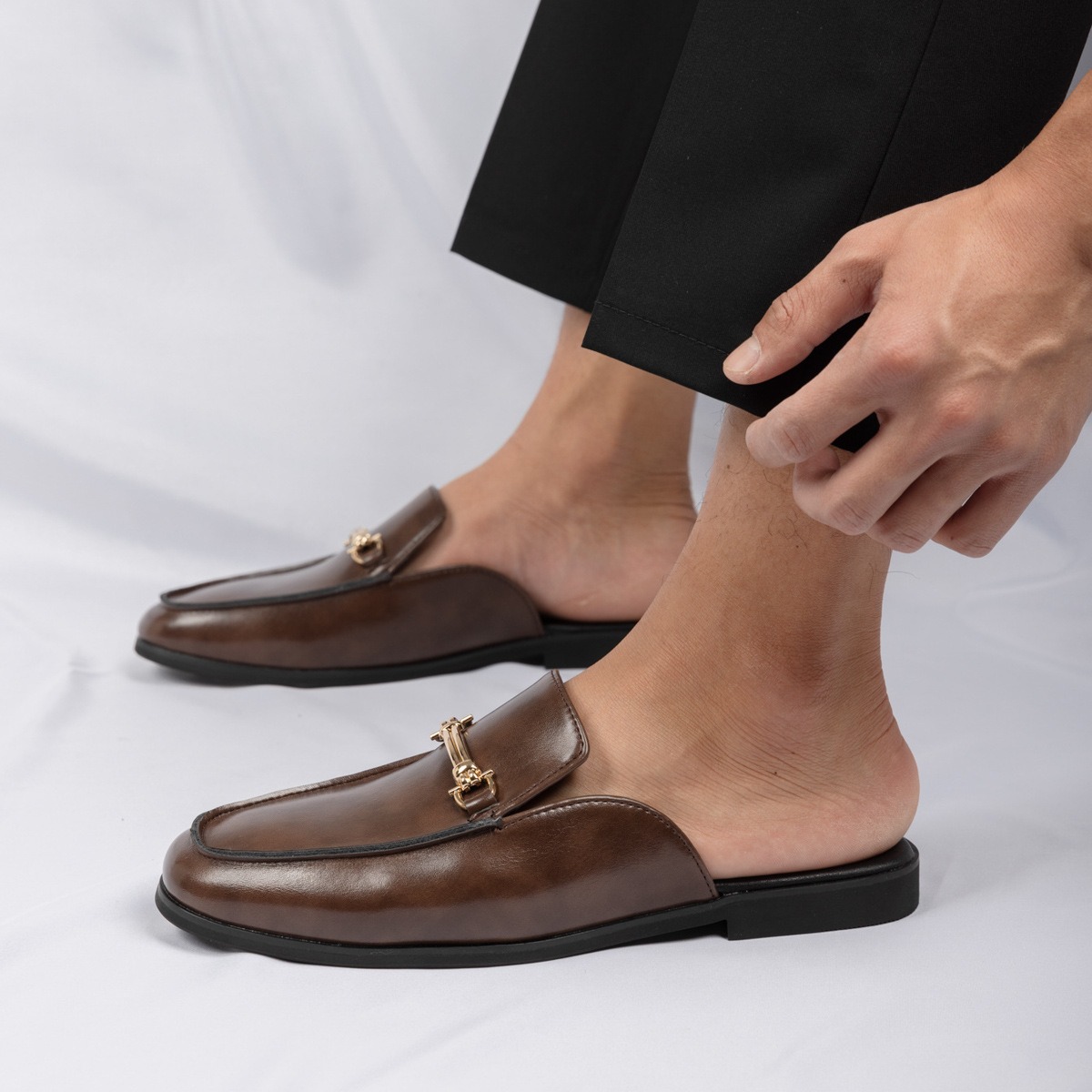 38-47mules shoes man horsebit  - огляд і ціна Men'S Fashion Loafers Shoes