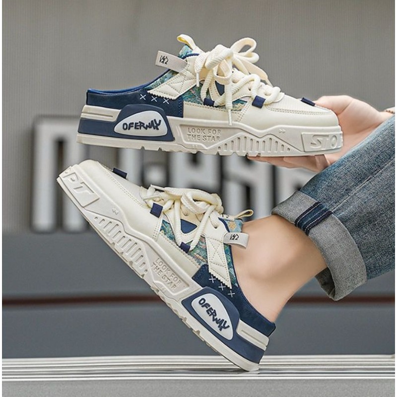 Fashion Men Casual Shoes Half  - огляд і ціна Men'S Fashion Loafers Shoes