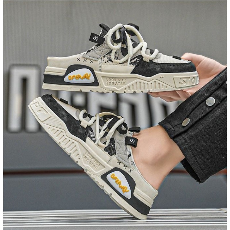 Fashion Men Casual Shoes Half  - огляд і ціна Men'S Fashion Loafers Shoes