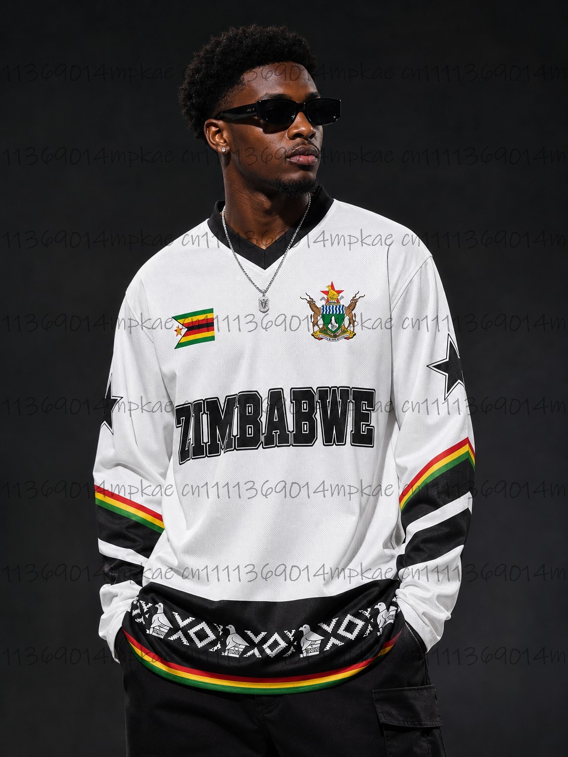 Autumn Zimbabwe Ethnic Street  - огляд і ціна Men'S Tops Fashion