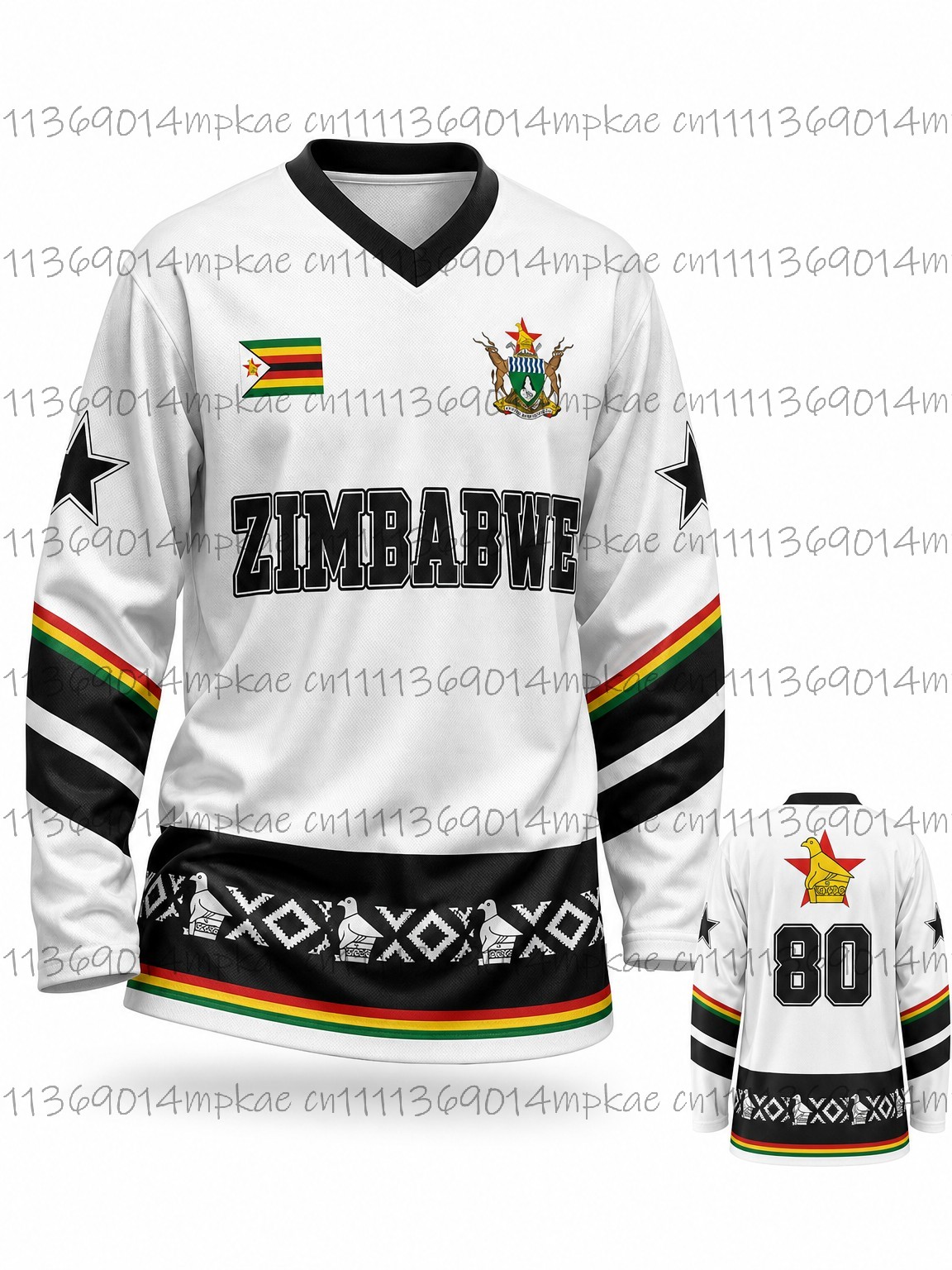 Autumn Zimbabwe Ethnic Street  - огляд і ціна Men'S Tops Fashion