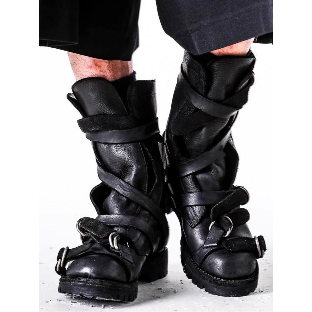 Men's Leather Motorcycle Boots - огляд і ціна Men'S Fashion Loafers Shoes