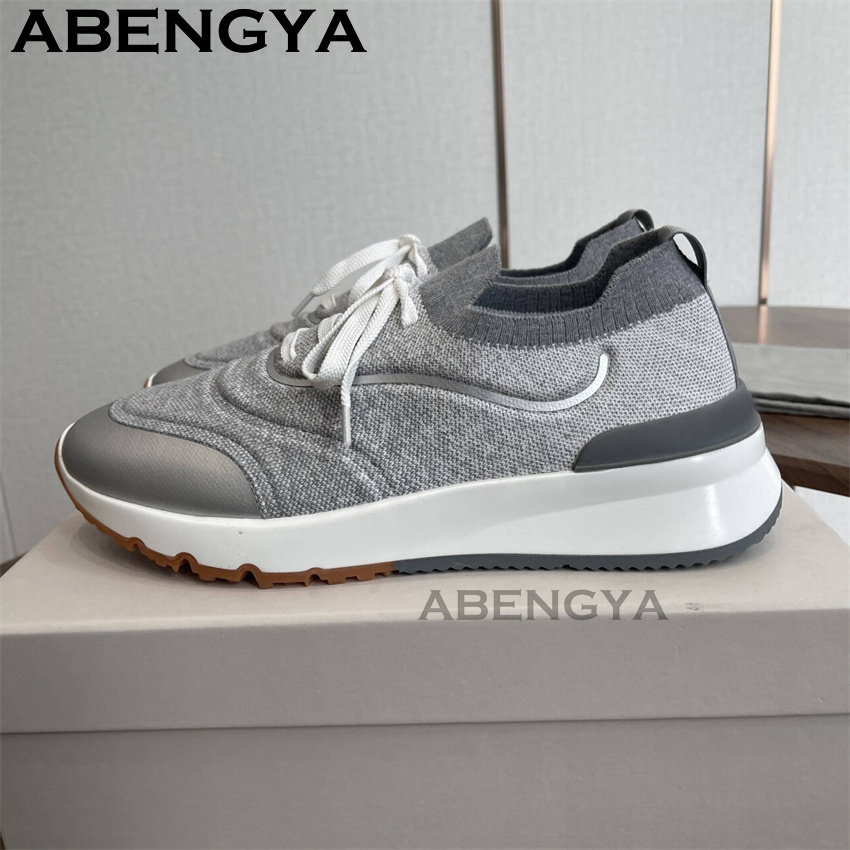 Men New Multicolour Knitted lo - огляд і ціна Men'S Fashion Loafers Shoes